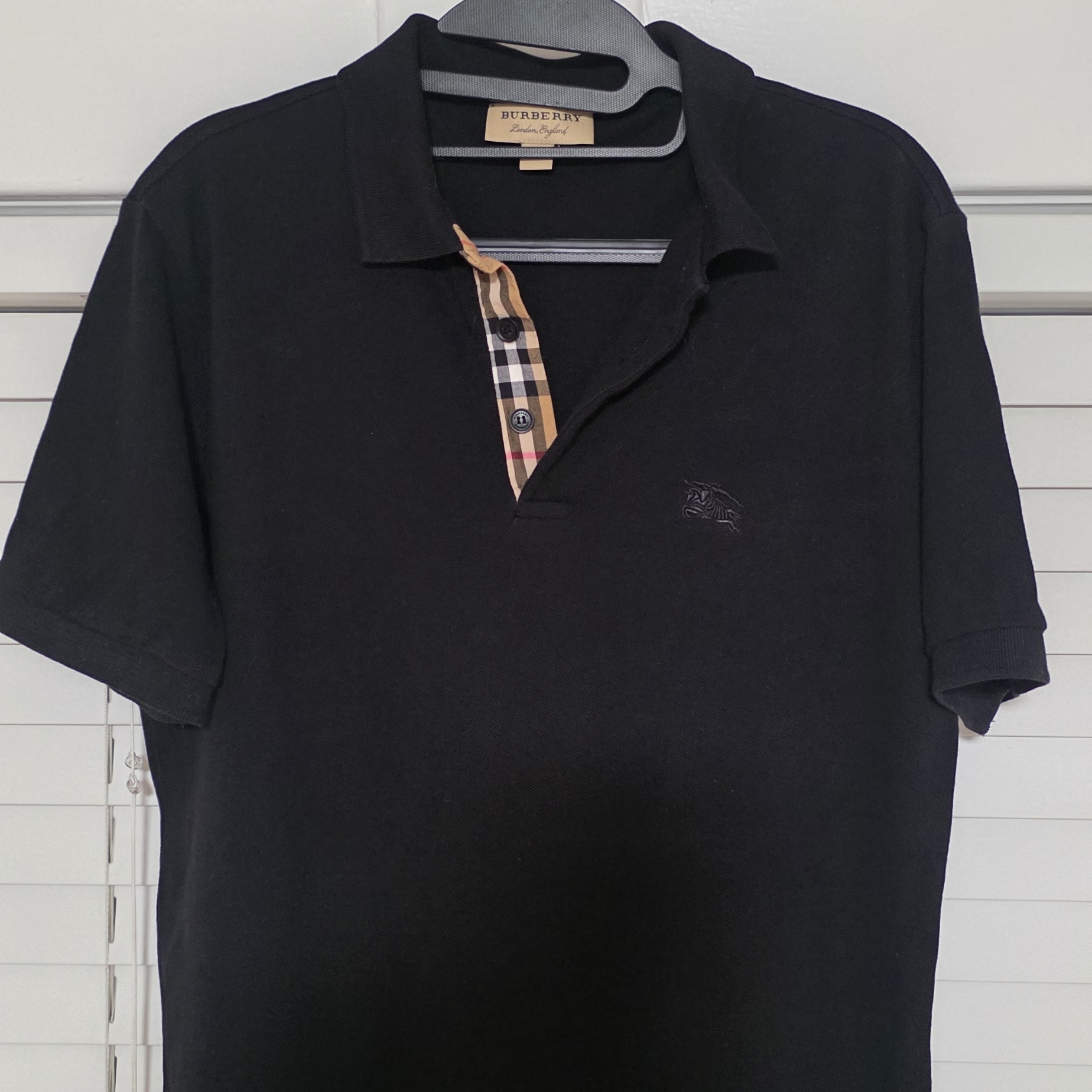 Burberry Black Polo Medium (Real And Authentic!)